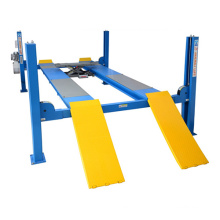 Portable auto lift four post hydraulic car lift 4post car lift movable used wheel alignment lift for sale
